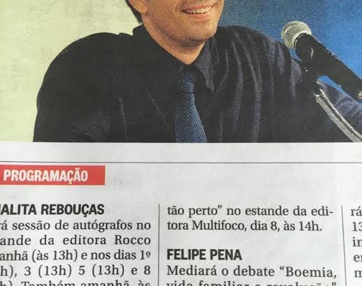 Felipe Pena mediador de debate